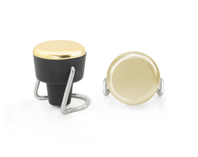 Uzávěr na šampaňské s klipem zlatý 4.515.11