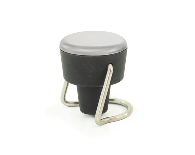 Uzávěr na šampaňské s klipem stříbrný 4.515.10